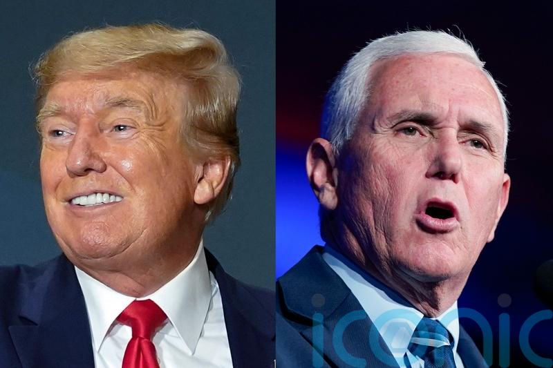 Trump and Pence put stark Republican divide on display