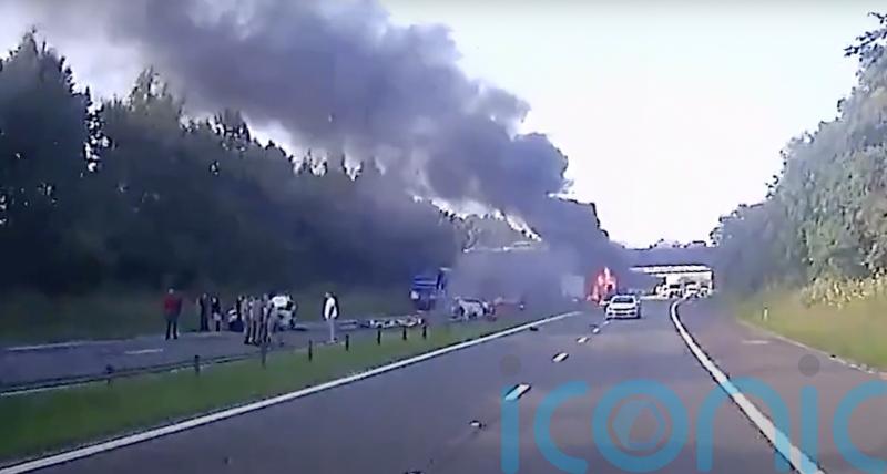 Police publish footage from triple road tragedy – and issue fresh plea to drivers over mobile phones