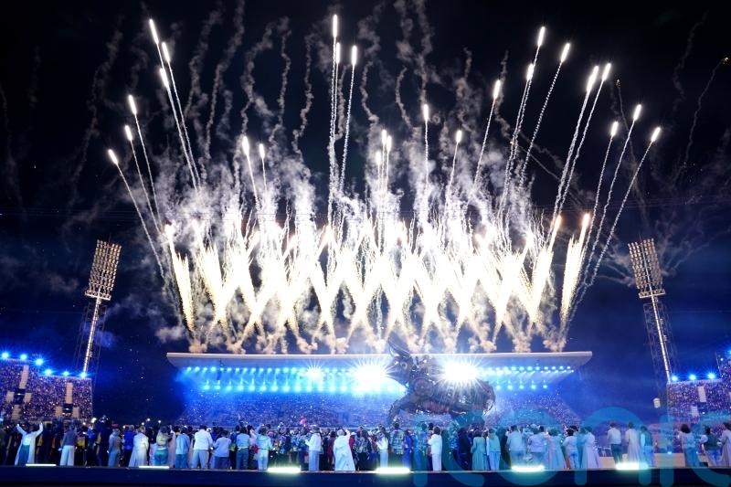 Red Arrows and raging bulls – the Commonwealth Games opens in Birmingham
