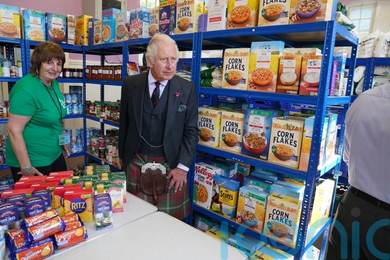 Prince Charles visits oxygen therapy centre and food bank