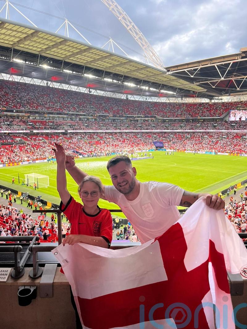 Young football fan ‘amazed at the size of Wembley’ for Euro 2022 final
