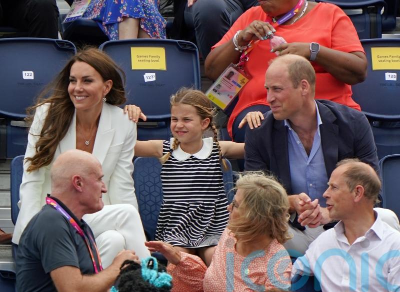 William, Kate and Charlotte enjoy packed day of Commonwealth Games events