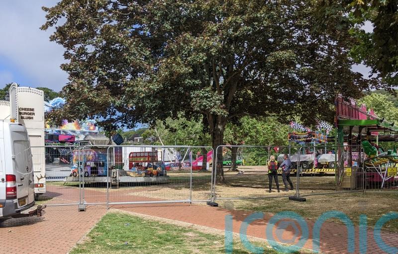 Teenage boy dies in funfair incident