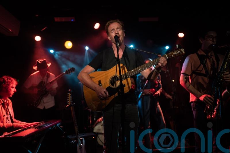 Damian Lewis performs songs from upcoming debut album at intimate show