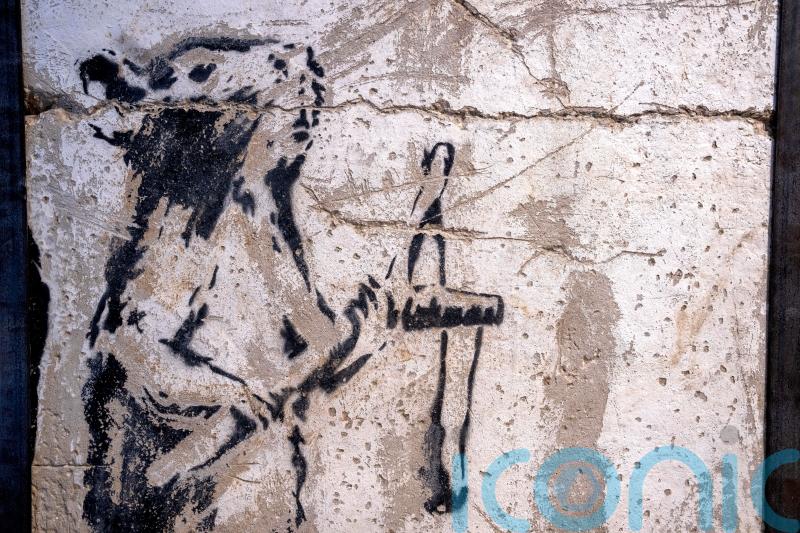Lost Banksy painting created in West Bank resurfaces in Tel Aviv gallery