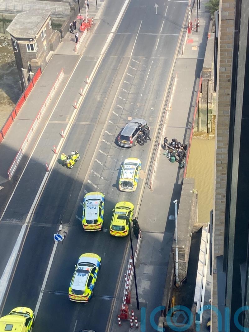 London firearms incident in which man was shot not terror-related, say police