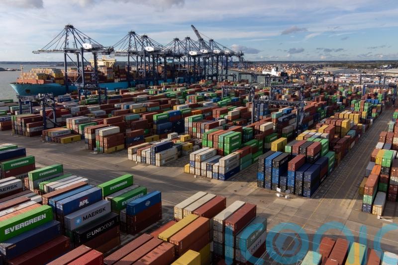 Port of Felixstowe workers to strike for eight days over pay dispute