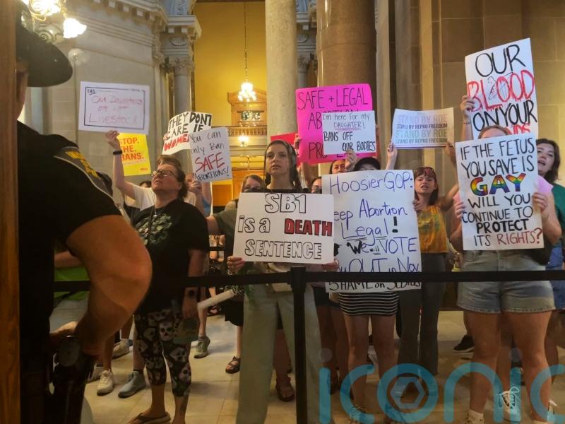 Indiana becomes first US state to approve abortion ban post Roe