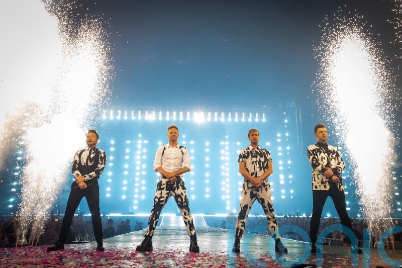 Westlife thrill thousands of fans in band’s first ever Wembley Stadium gig