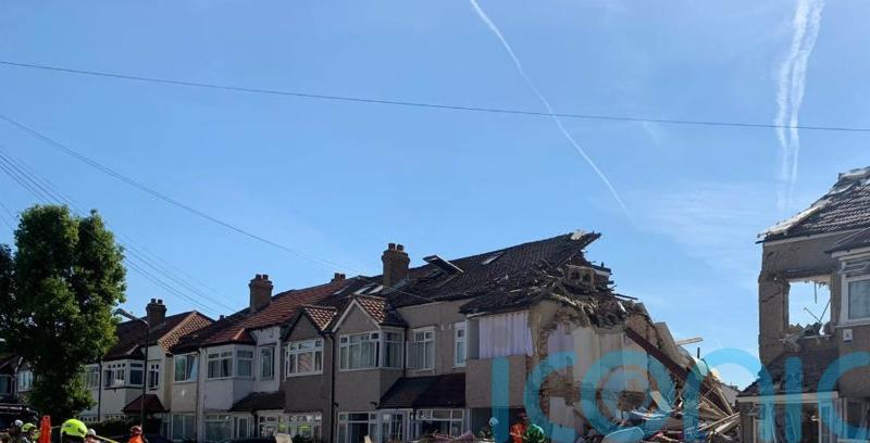 Four-year-old girl feared missing after explosion destroys house