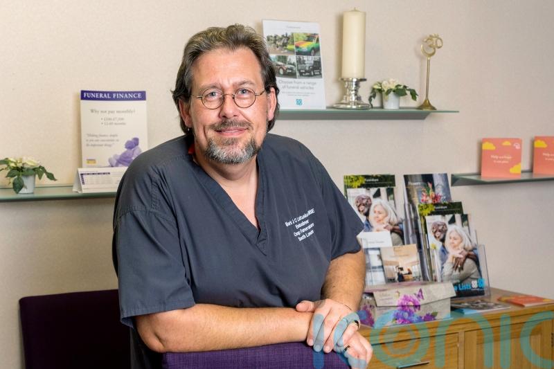 Ex-police officer inspired to be an embalmer by viewing his grandad’s body recalls a “satisfying” moment when a widow wanted to “slap” him