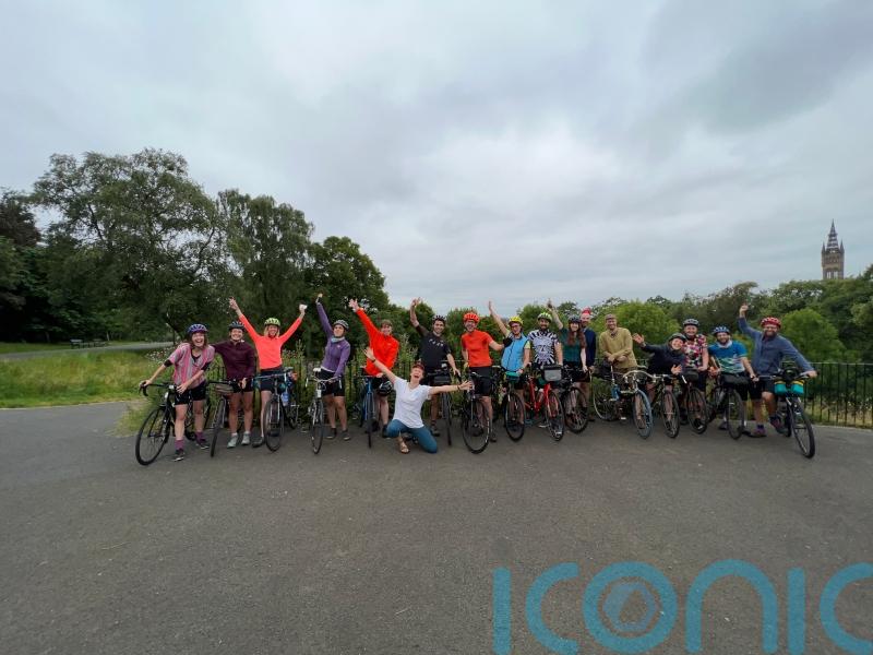 Cyclists take on Glasgow-Athens challenge to raise funds for migrant charity