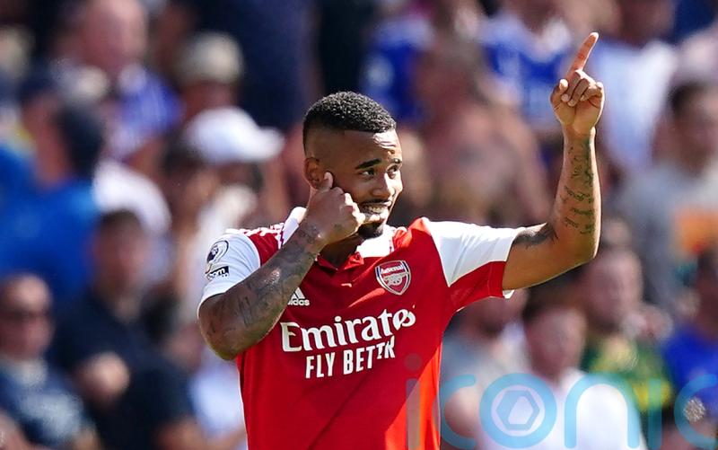 Gabriel Jesus bags brace on home debut as Arsenal overcome Leicester