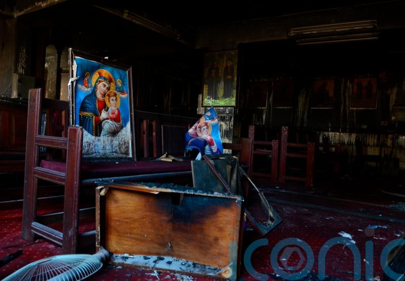 41 dead after fire in packed Cairo church during morning service