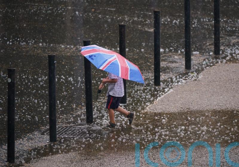 Roads flooded as heavy rain and thunderstorms hit parts of UK