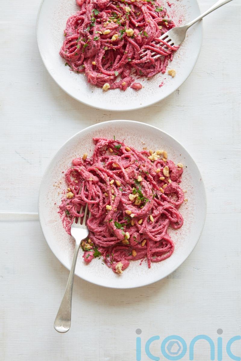 Ella Mills’ creamy beetroot and walnut spaghetti recipe