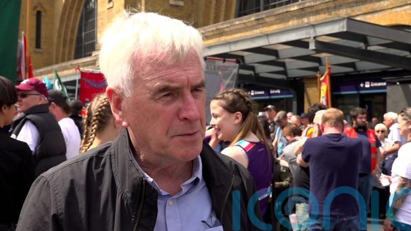 John McDonnell calls on Keir Starmer to support strikes ‘when necessary’