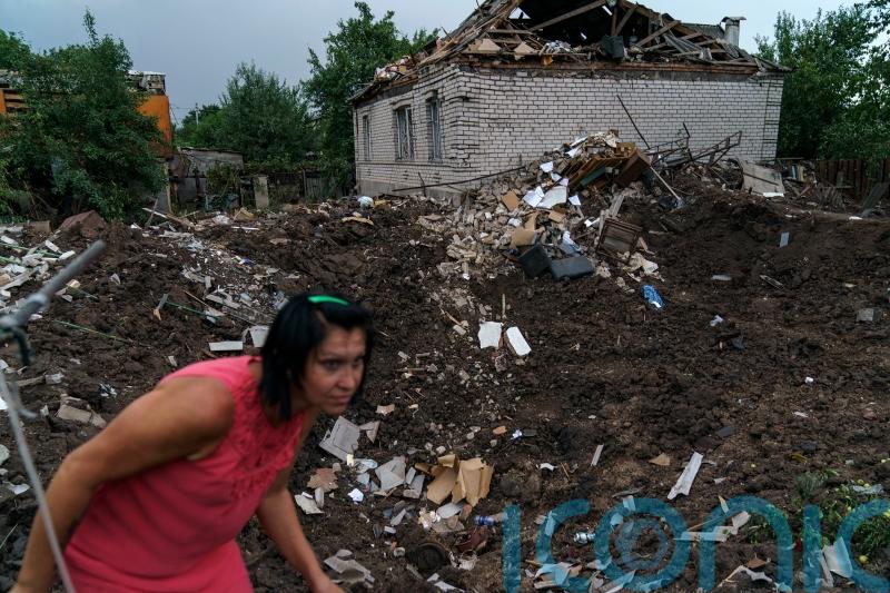 Two Russian villages evacuated after fire at munitions depot near Ukraine border