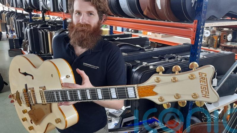 Foo Fighters guitar could fetch £30,000 at auction