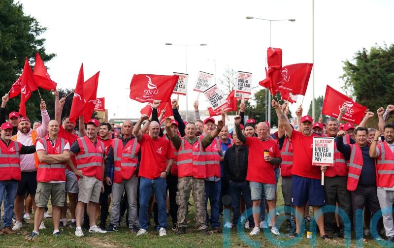 Eight days of strike action commences at UK’s biggest port
