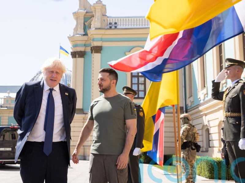 Johnson visits Kyiv on Ukraine’s Independence Day