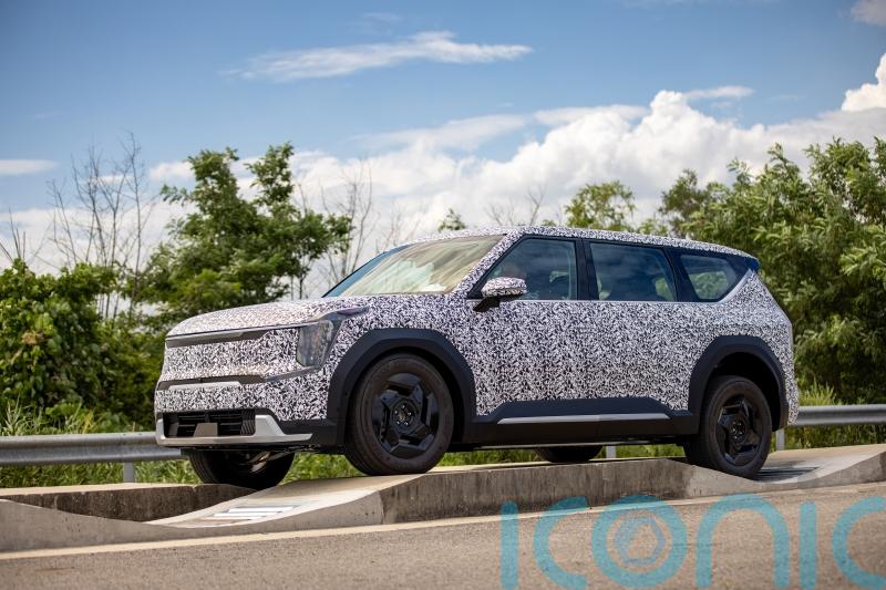 Electric Kia EV9 undergoes final testing ahead of 2023 debut