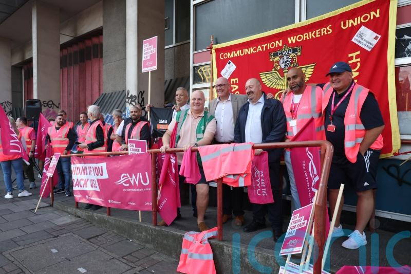 Striking postal workers vow to ‘fight hard’ for improved pay deal