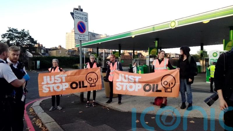 Dozens arrested after Just Stop Oil protesters target London petrol stations