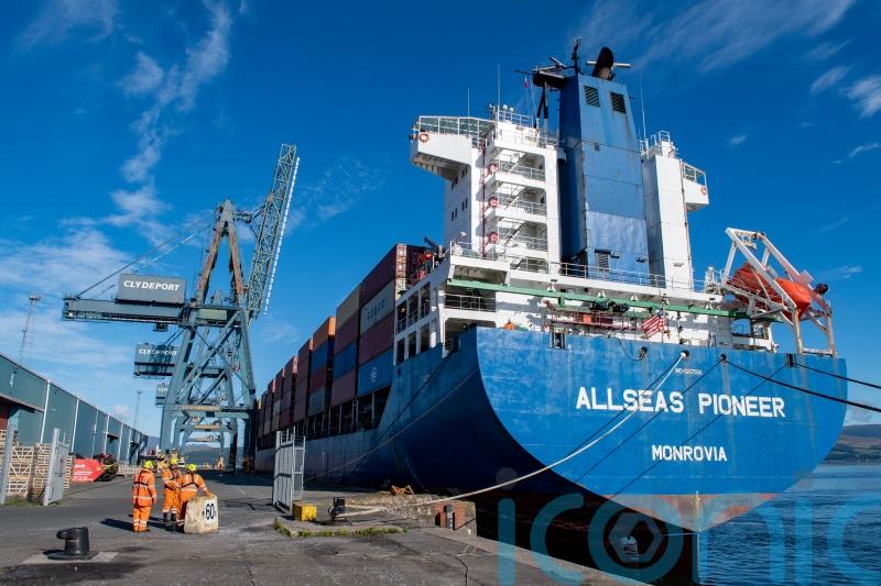 First direct container shipping service launches between Scotland and China