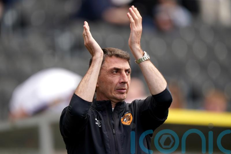 Oscar Estupinan delights Shota Arveladze with Hull hat-trick against Coventry