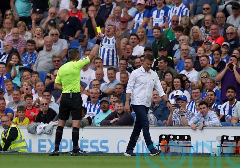 Leeds boss Jesse Marsch admits he deserved a booking for ref rage at Brighton