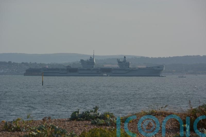 Royal Navy aircraft carrier may miss flight trials after propeller malfunction