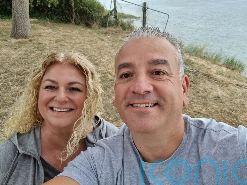 Mum blames the menopause for causing eczema to break out across her face and neck and was so embarrassed by her “red raw” skin she didn’t leave the house for 3 weeks