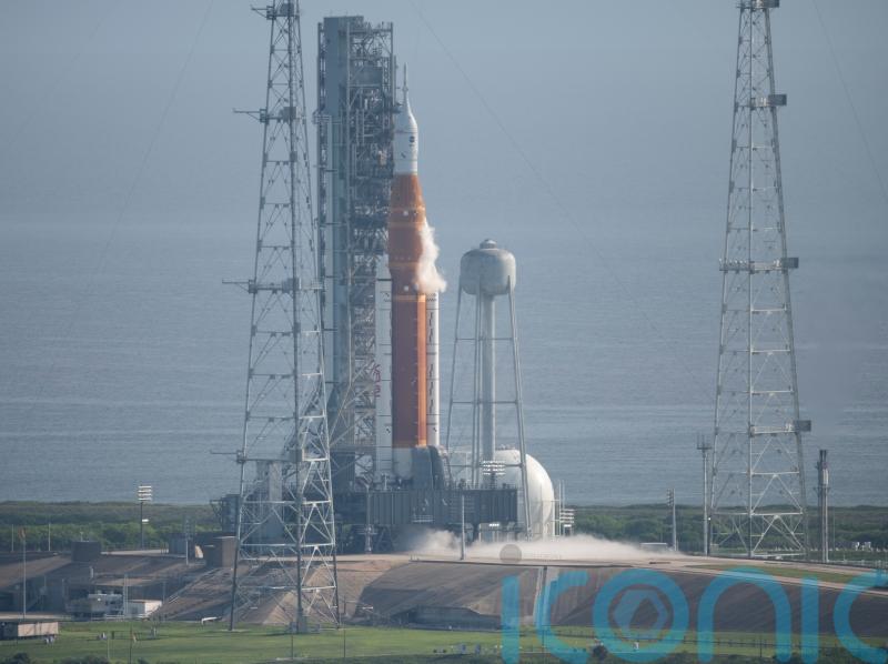 Fuel leak halts Nasa’s second attempt to launch moon rocket