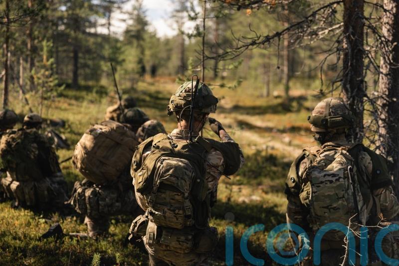 British troops join cold weather exercises with Swedish and Finnish armed forces