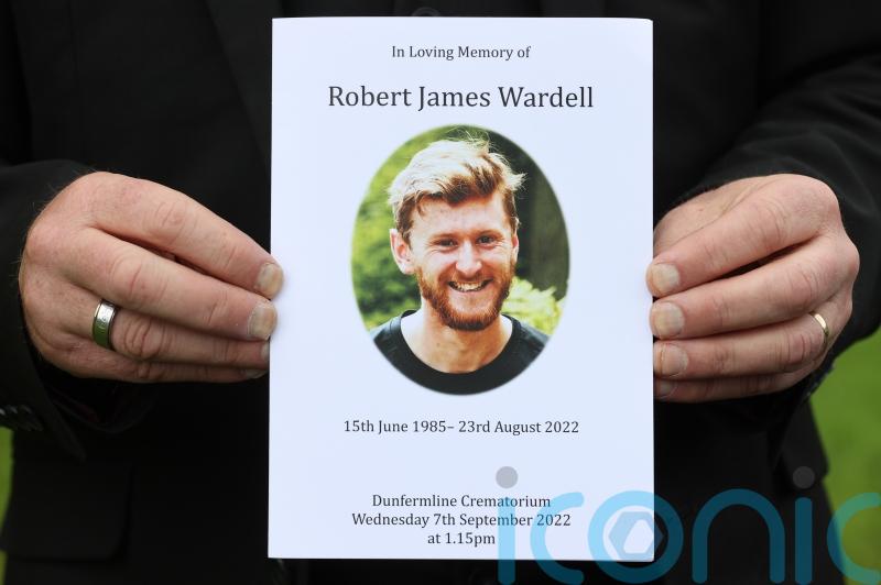 Cyclist Katie Archibald in emotional tribute to Rab Wardell at his funeral