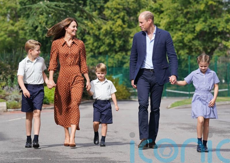 Cambridge ‘gang’ George, Charlotte and Louis at new school ready for first day