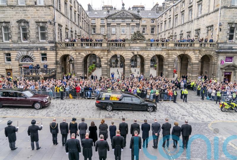 The Queen’s coffin set off for final resting place ahead of the King’s UK tour