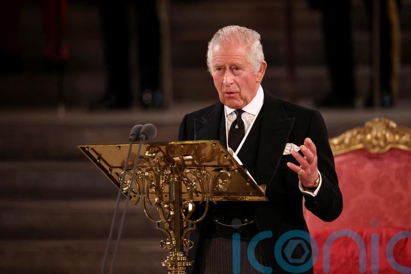 King quotes Shakespeare in moving tribute to Queen in speech to MPs and peers