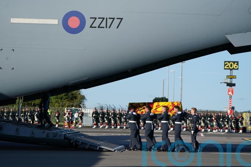 Plane carrying Queen’s coffin sets flight-tracking record