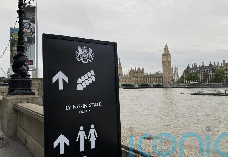 Route for those joining queue to pay final respects to Queen
