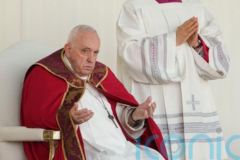 Frail Pope Francis criticises Russia&rsquo;s war in Ukraine and appeals for peace