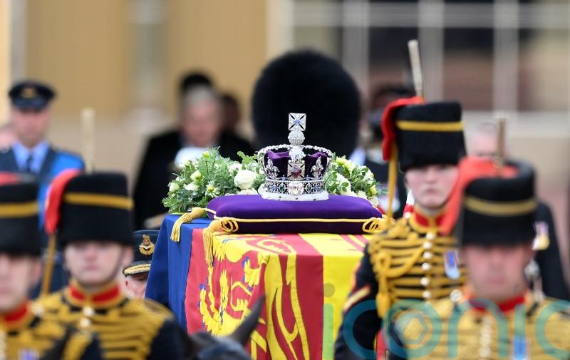 In Pictures: Charles leads royal family in procession behind Queen’s coffin