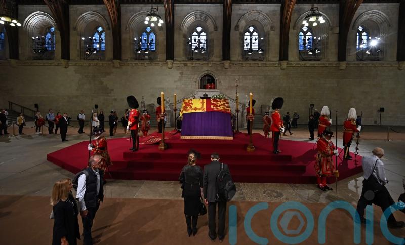 Mourners queue overnight for lying in state as King has day of reflection