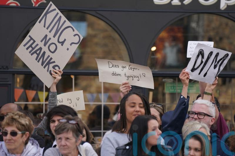 Boos heard over cheering well-wishers as King and Queen Consort visit Cardiff