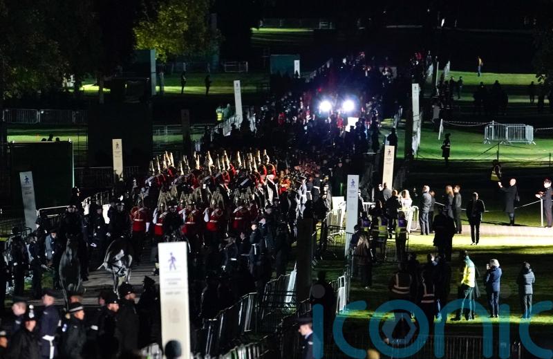 Hundreds of soldiers rehearse procession in Windsor ahead of Queen’s funeral