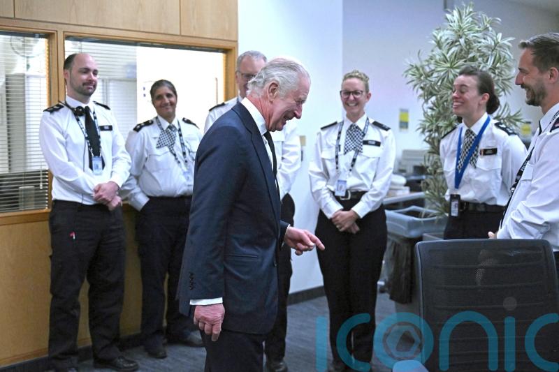 King thanks emergency service staff for work ahead of funeral