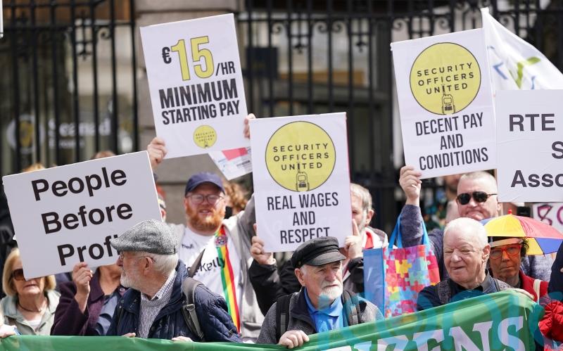 Hundreds attend cost-of-living protest in Cork city