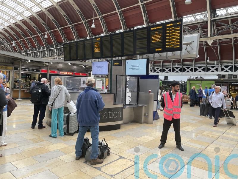 Mourners’ rail journeys disrupted by damaged overhead wires