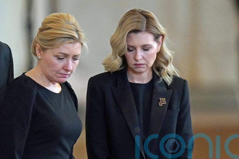 Ukraine’s first lady says it was ‘great honour’ to attend Queen’s funeral